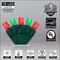 Wintergreen 70 5mm Red Green LED Christmas Lights 4-in Spacing 120v